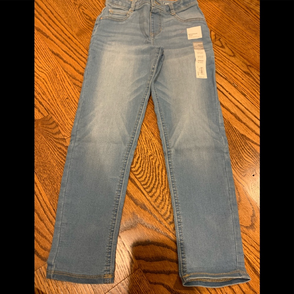Sonoma Adventure Jeans Girls Size 8 Ankle Light Wash